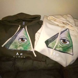 #RussianCreme and #CombatGreen ULTRA PREMIUM UNISEX #ALPHANFT Hoodie. All Sizes.